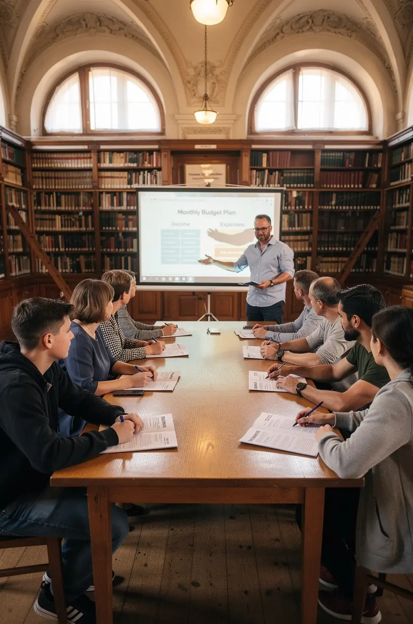 Nyomtatott költségvetési könyv és útmutató borítója, amely gyakorlati tanácsokat tartalmaz.